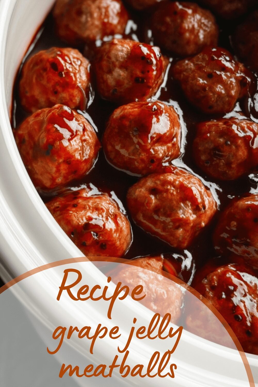 Grape Jelly Meatballs Recipe For Slow Cooker And Crockpot With Bbq Sauce 7 Grape Jelly Meatballs