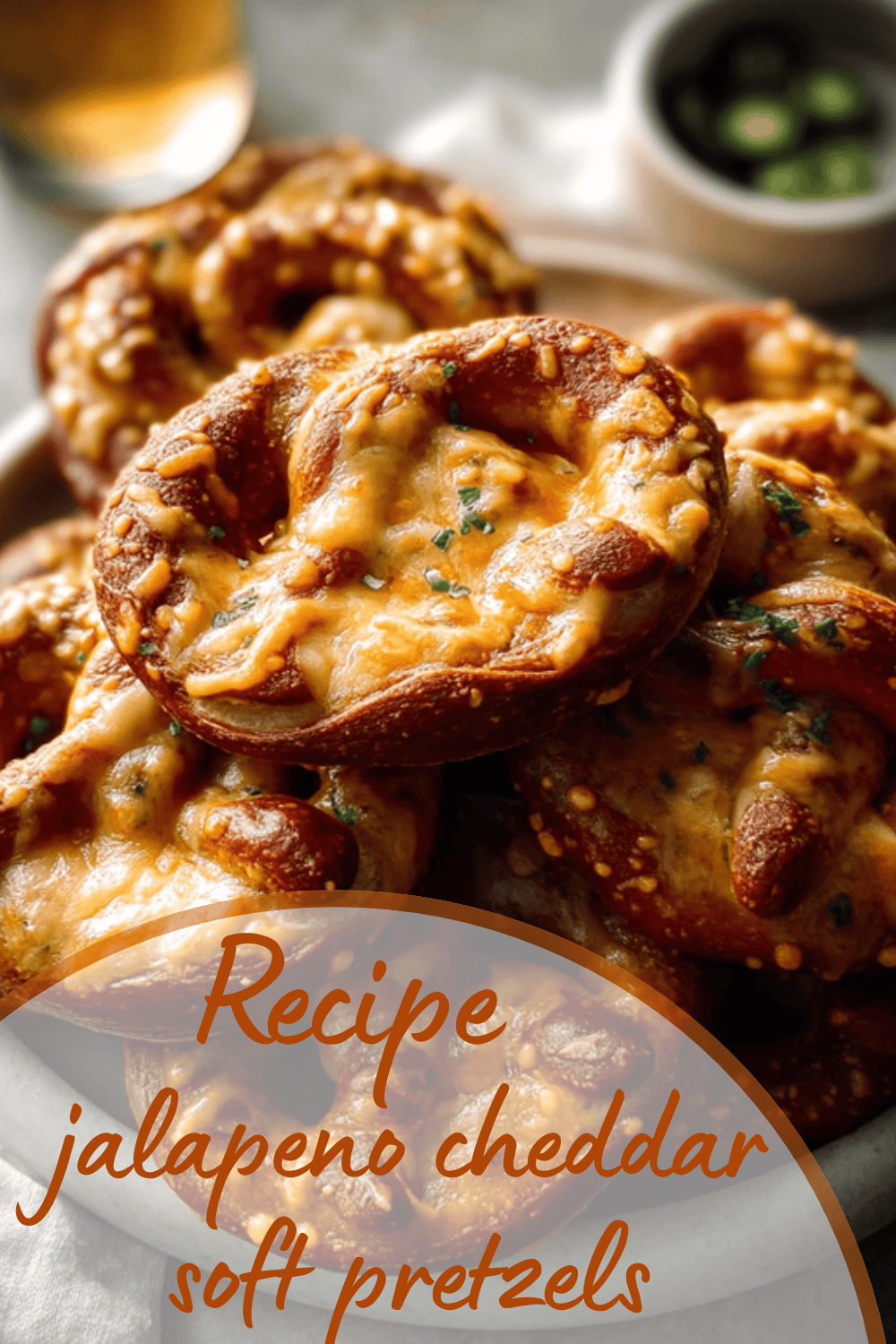 Jalapeno Cheddar Soft Pretzels