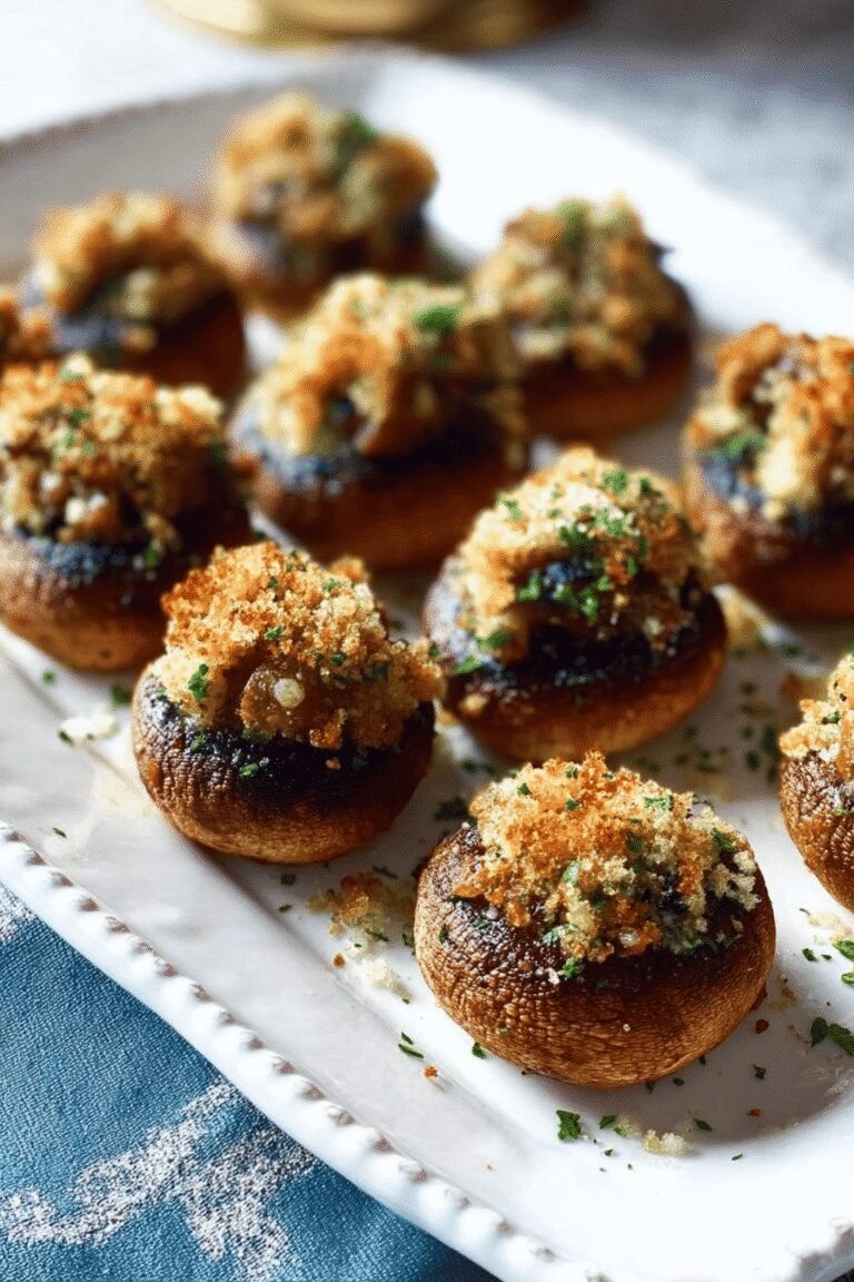 Panko Herb Stuffed Mushrooms 80.Png