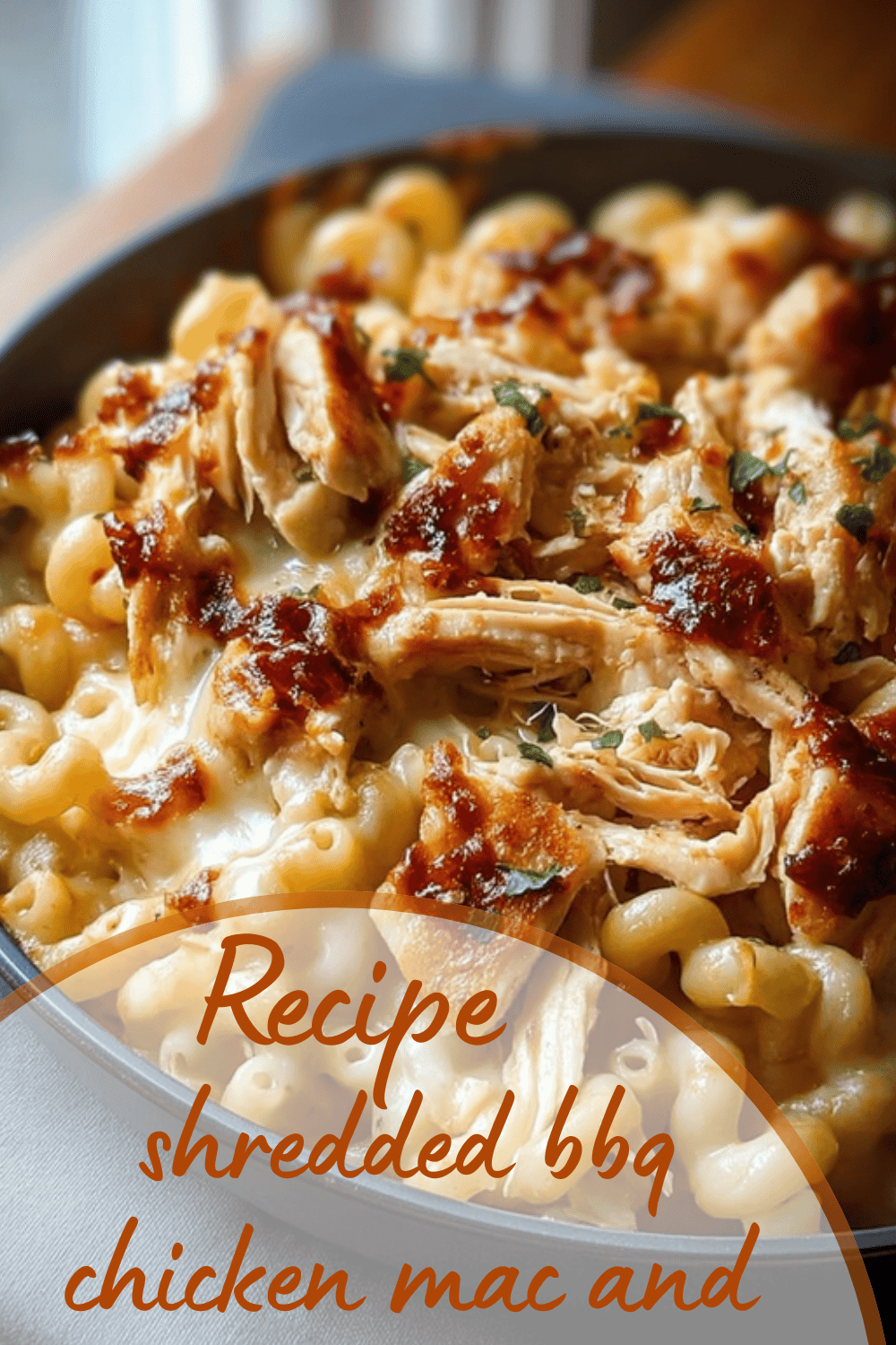 Shredded Bbq Chicken Mac And Cheese