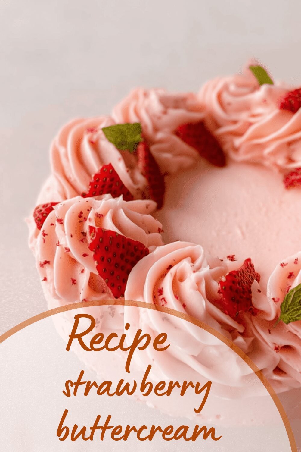 Strawberry Buttercream Frosting