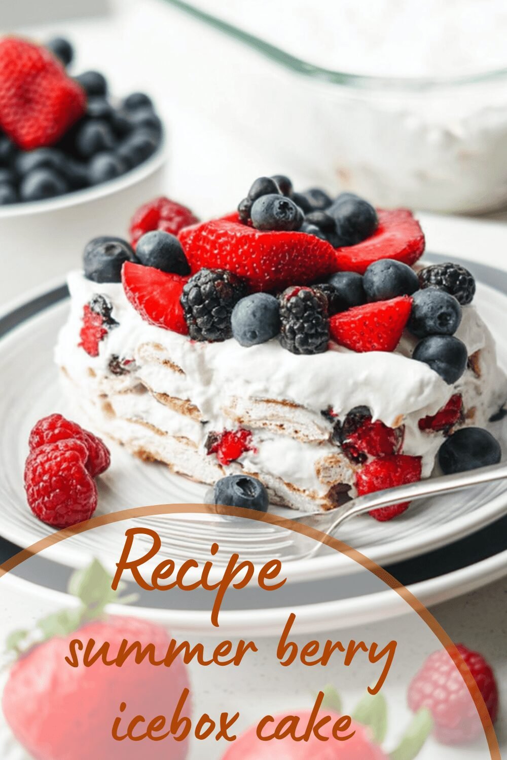 Summer Berry Icebox Cake