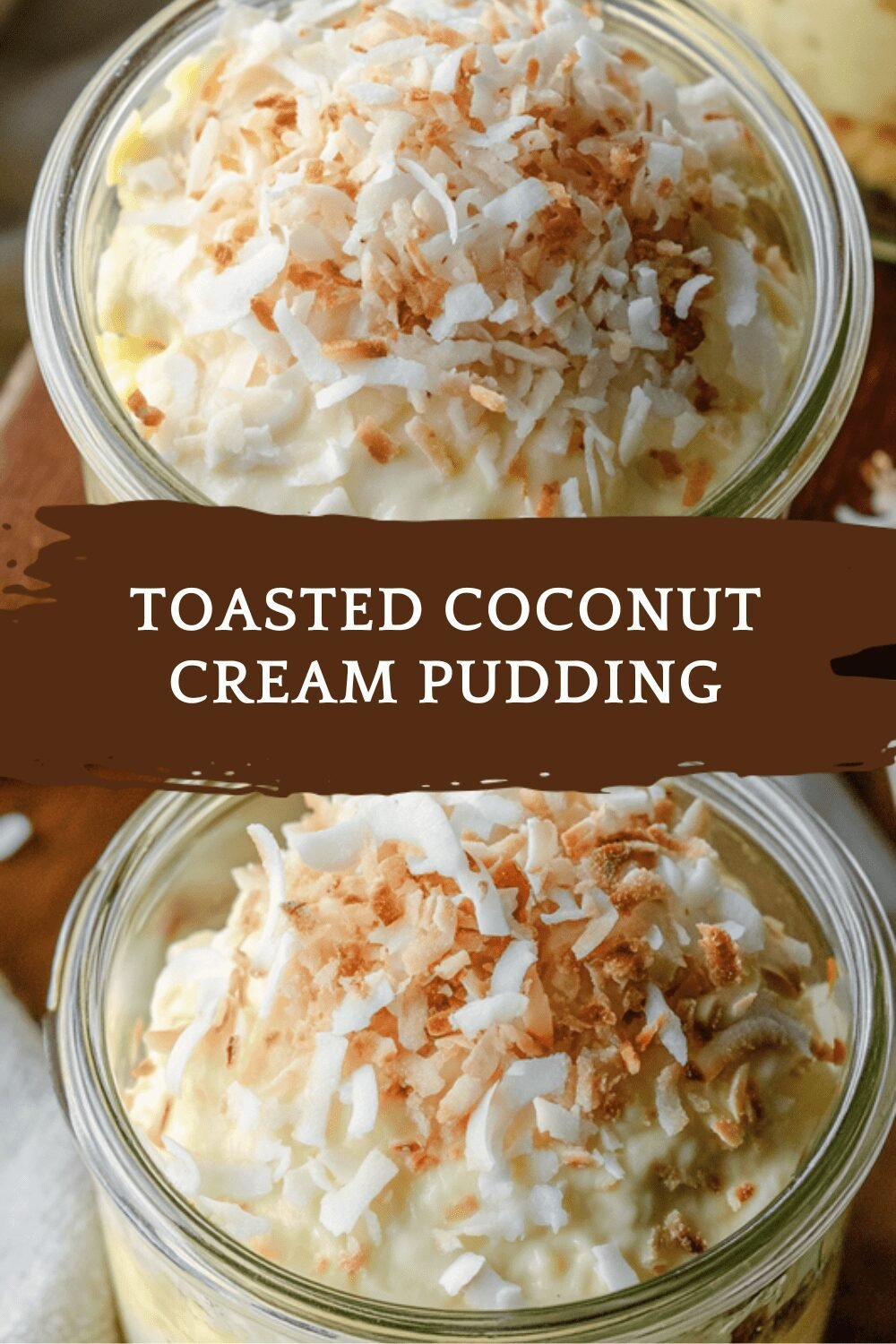 Toasted Coconut Cream Pudding