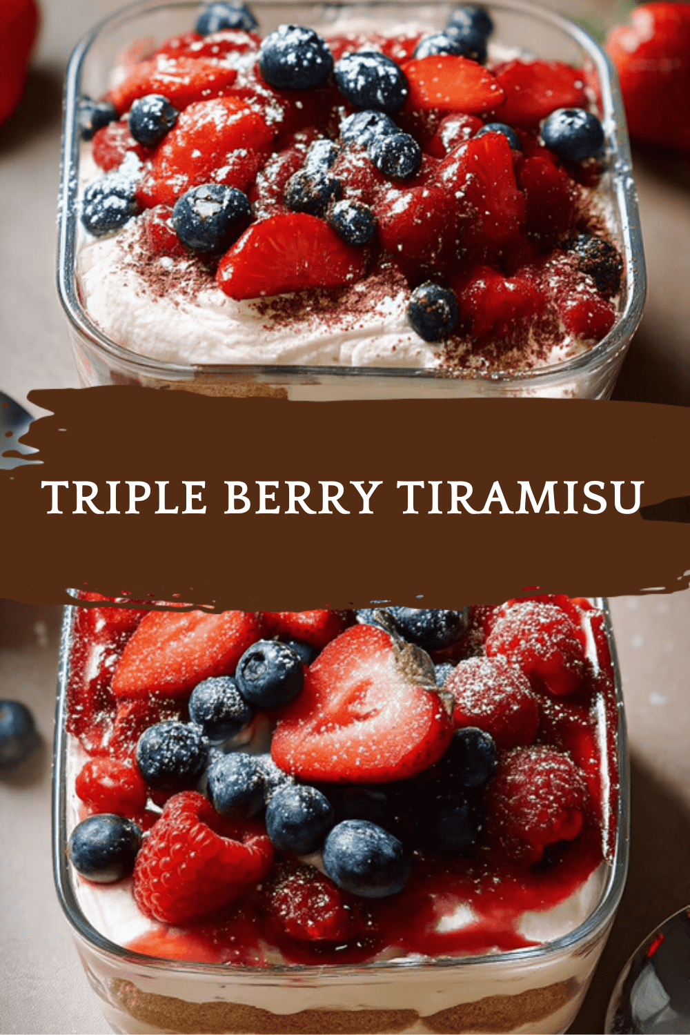 Triple Berry Tiramisu