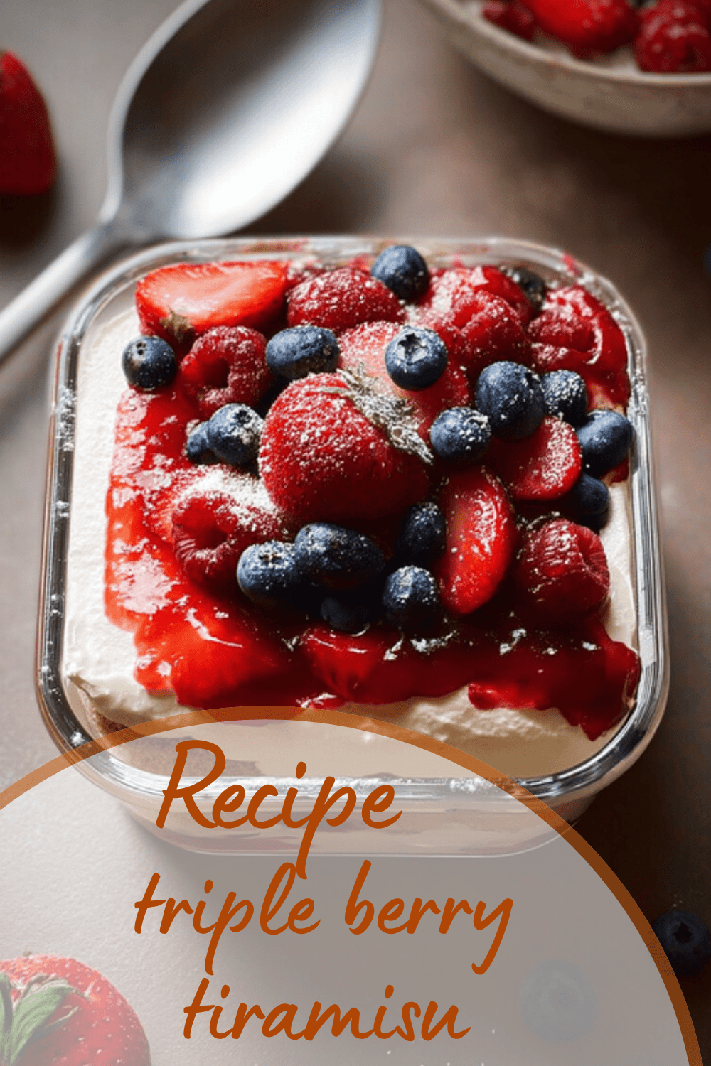 Triple Berry Tiramisu