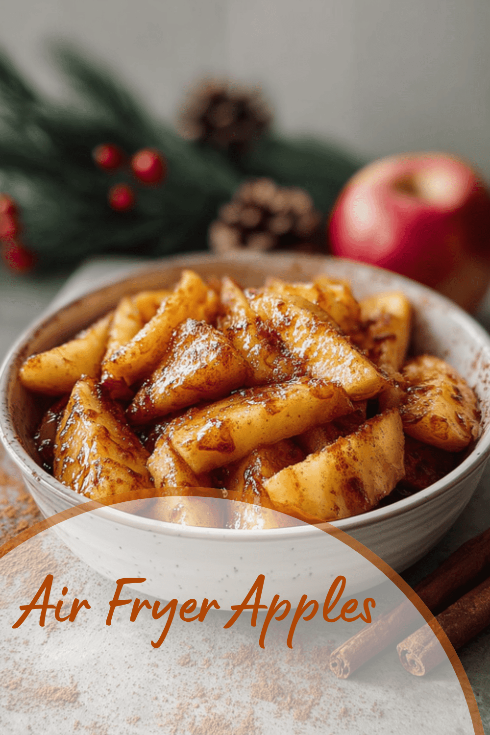 Air Fryer Apples Perfect Cinnamon Treat For Any Season 4 Air Fryer Apples