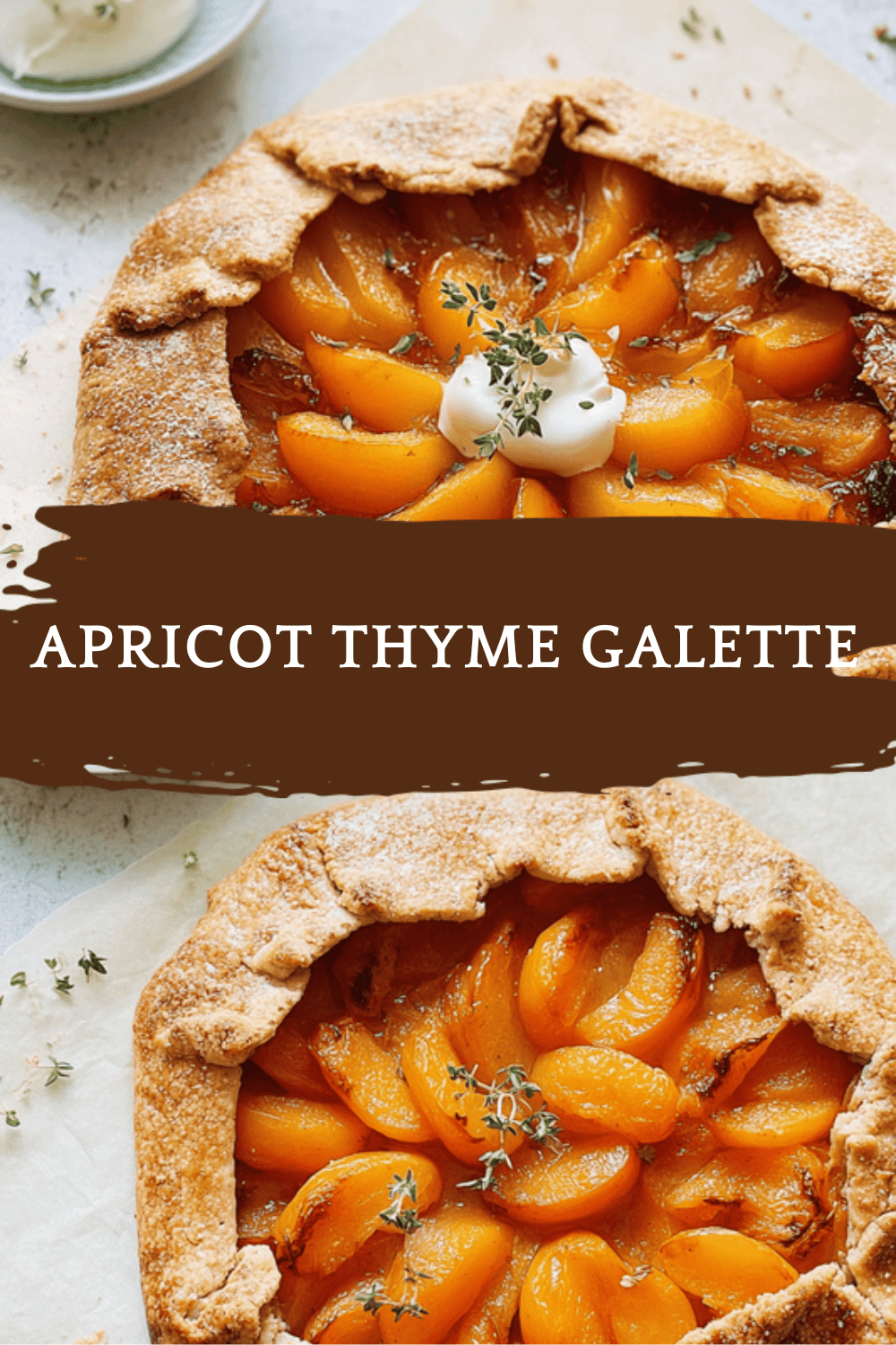 Apricot Thyme Galette