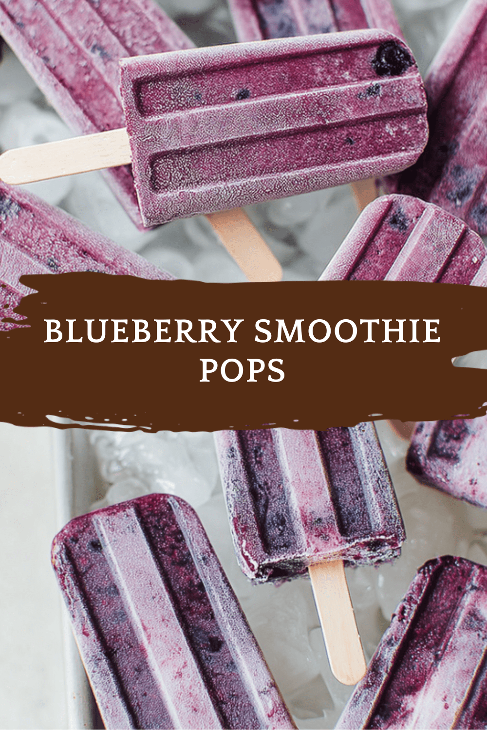 Blueberry Popsicles Recipe With Fresh And Creamy Ingredients 6 Blueberry Smoothie Pops