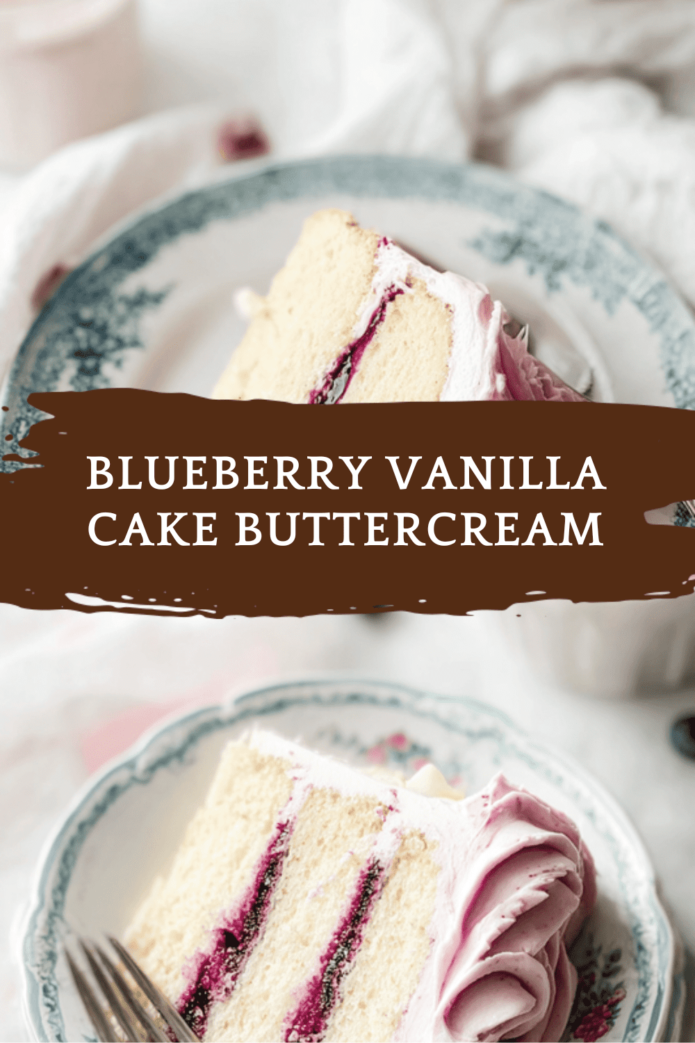 Blueberry Vanilla Cake Buttercream