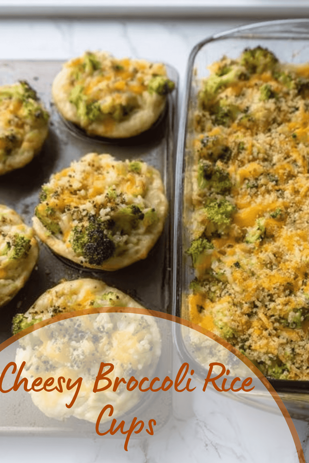 Cheesy Broccoli Rice Cups