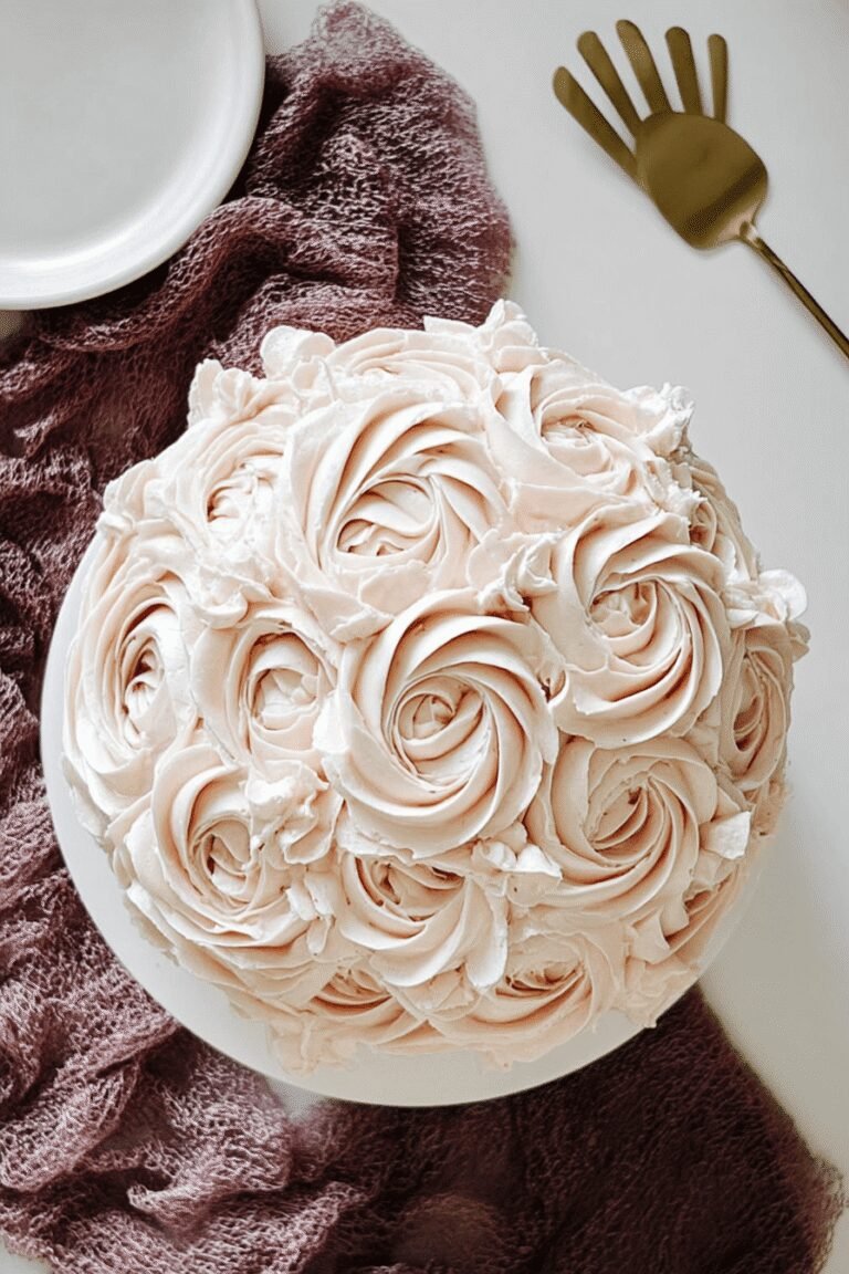 Cherry Vanilla Rosette Cake 83.Png