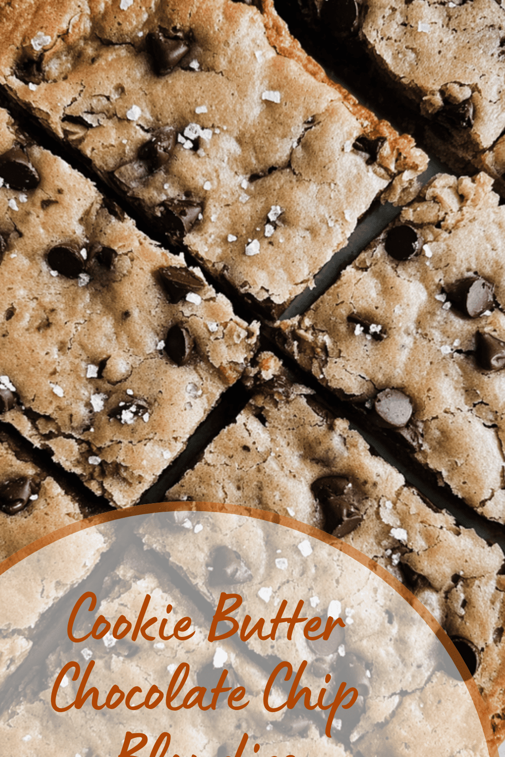 Cookie Butter Chocolate Chip Blondies