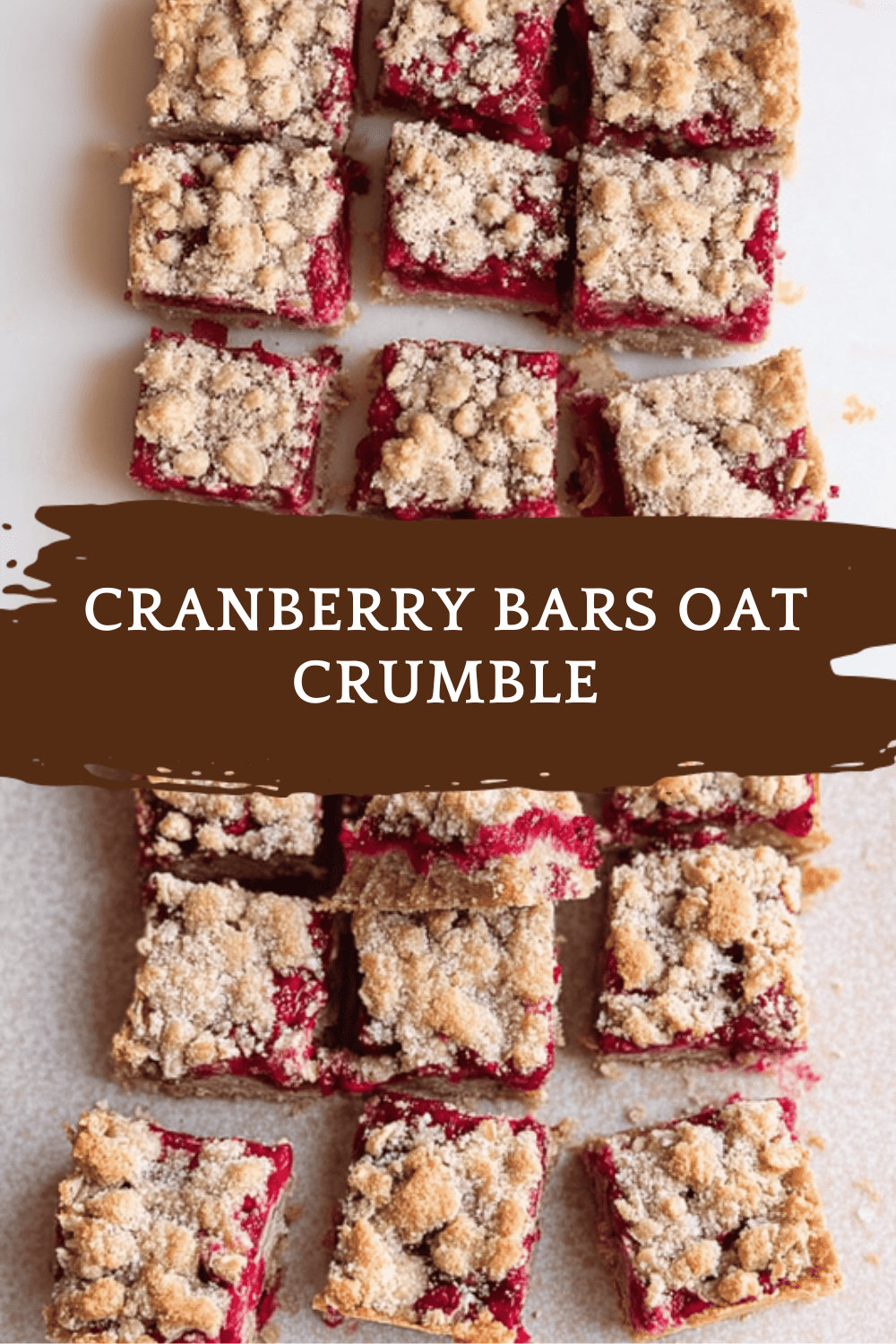 Cranberry Oatmeal Bars Recipe With Nutty Crunch And Sweet Tart Flavor 6 Cranberry Bars Oat Crumble