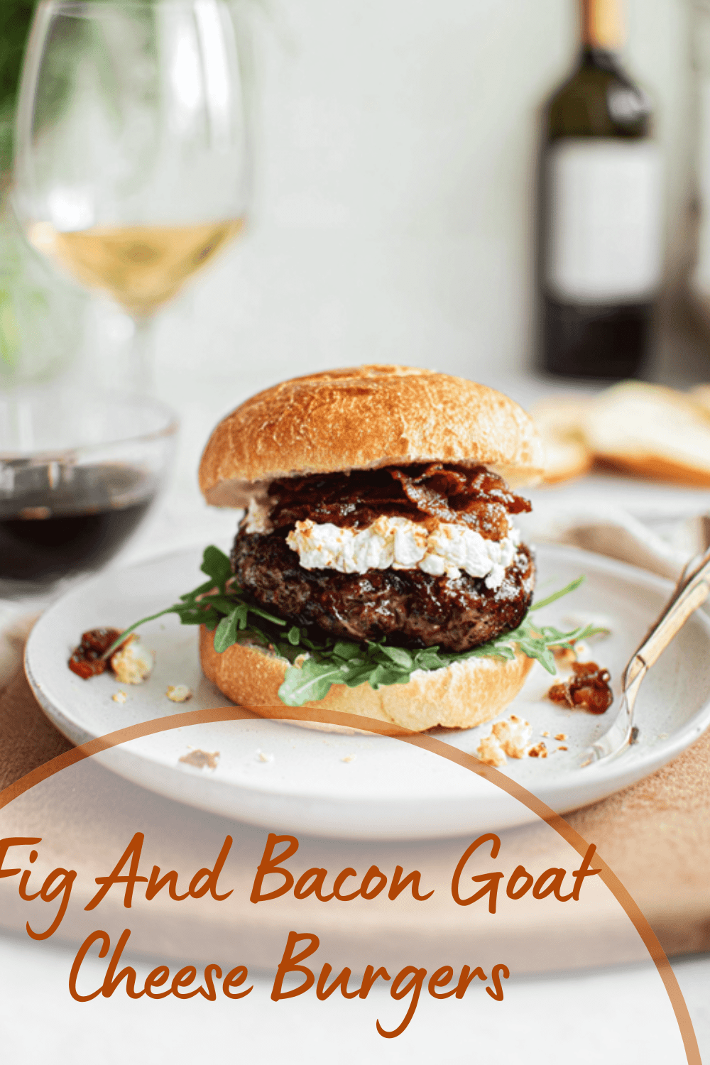Bacon Goat Cheese Burgers With Sweet Fig Jam Recipe 7 Fig And Bacon Goat Cheese Burgers