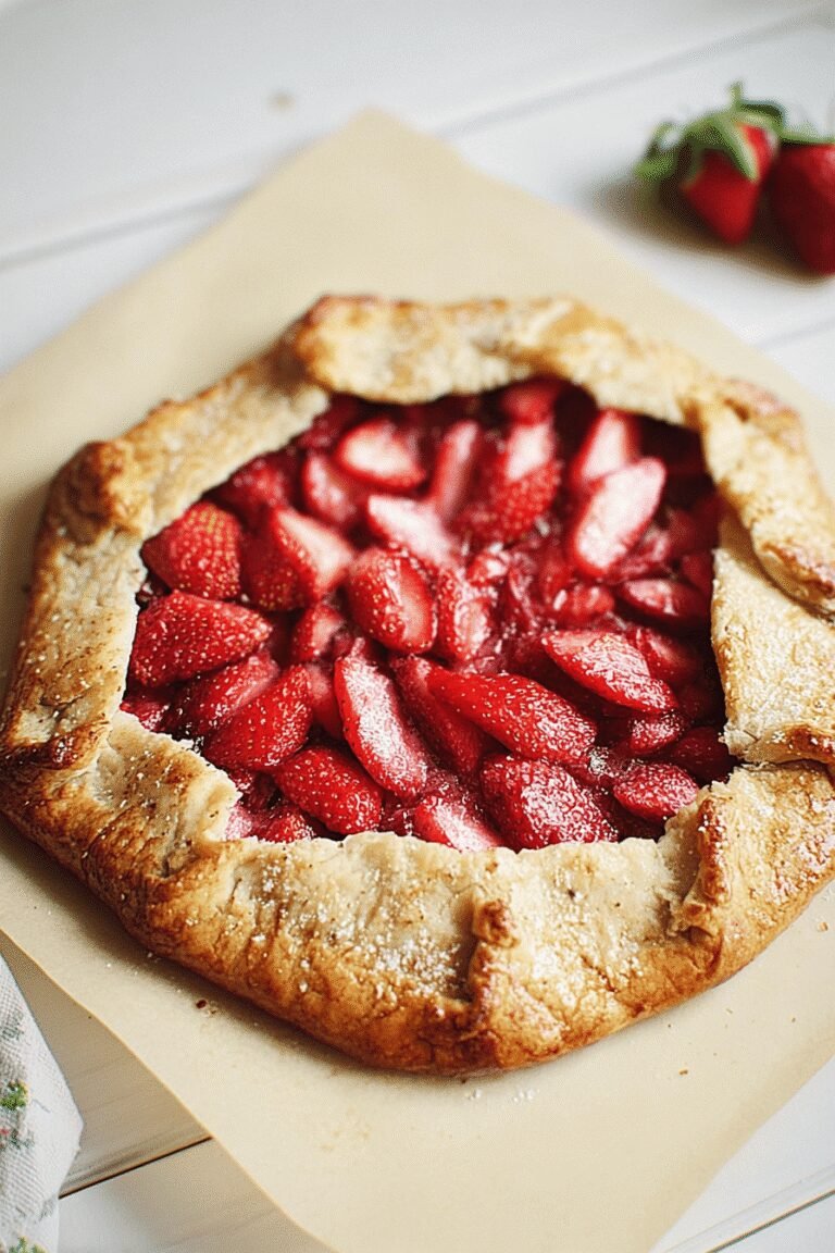 Fresh Strawberry Galette 58.Png