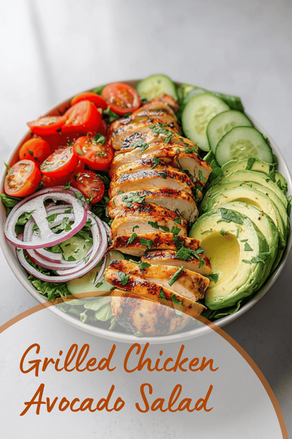 Grilled Chicken Avocado Salad