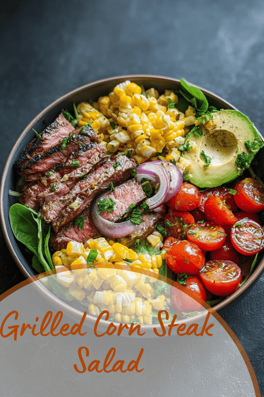Balsamic Steak Salad With Gorgonzola And Grilled Corn 7 Grilled Corn Steak Salad