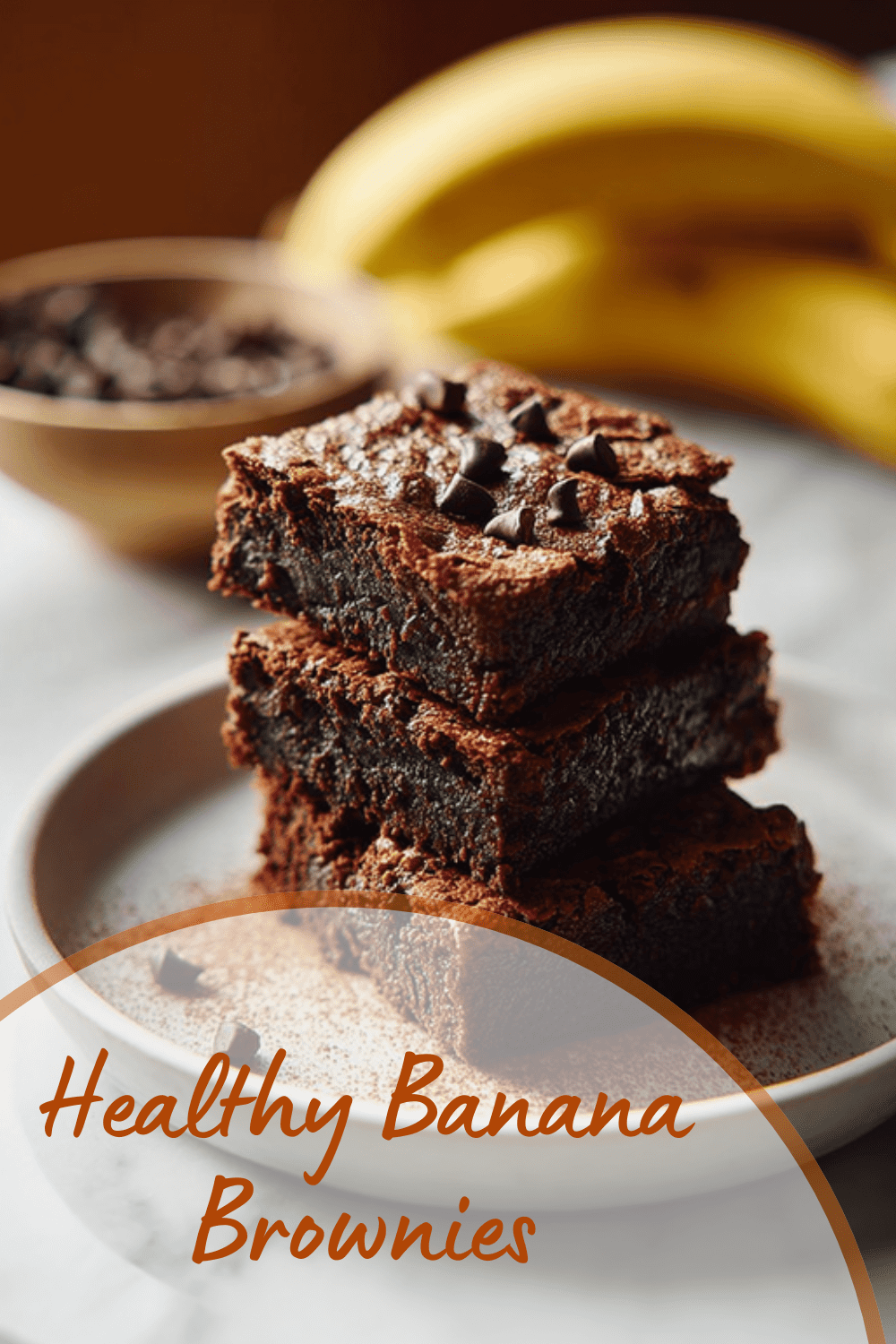 Healthy Banana Brownies