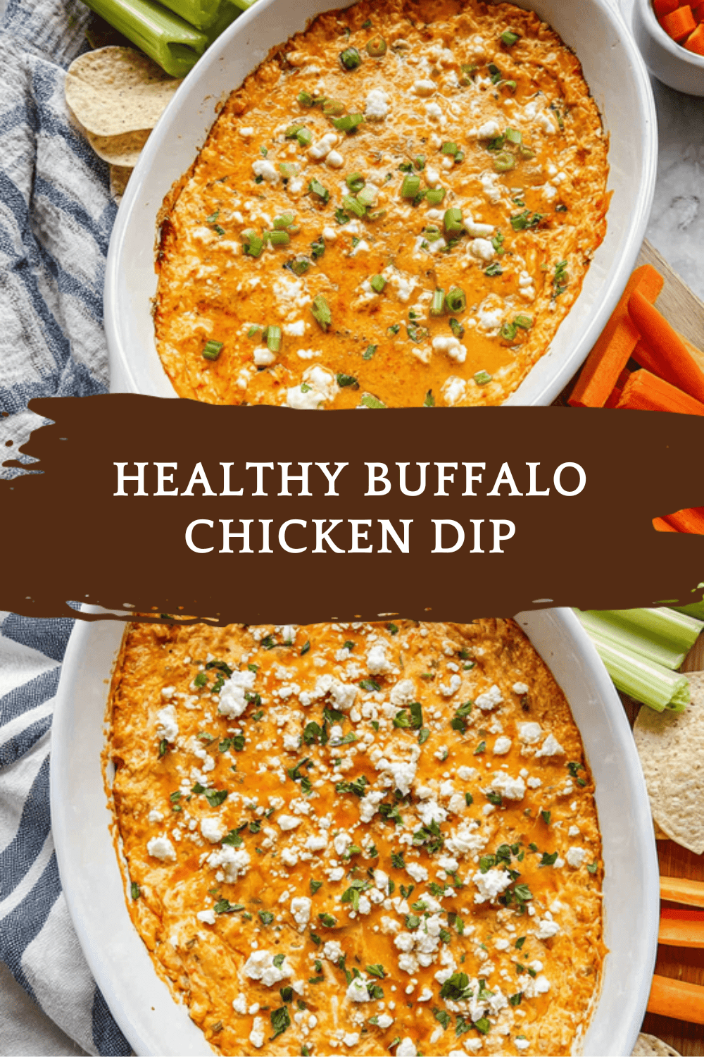 Healthy Buffalo Chicken Dip