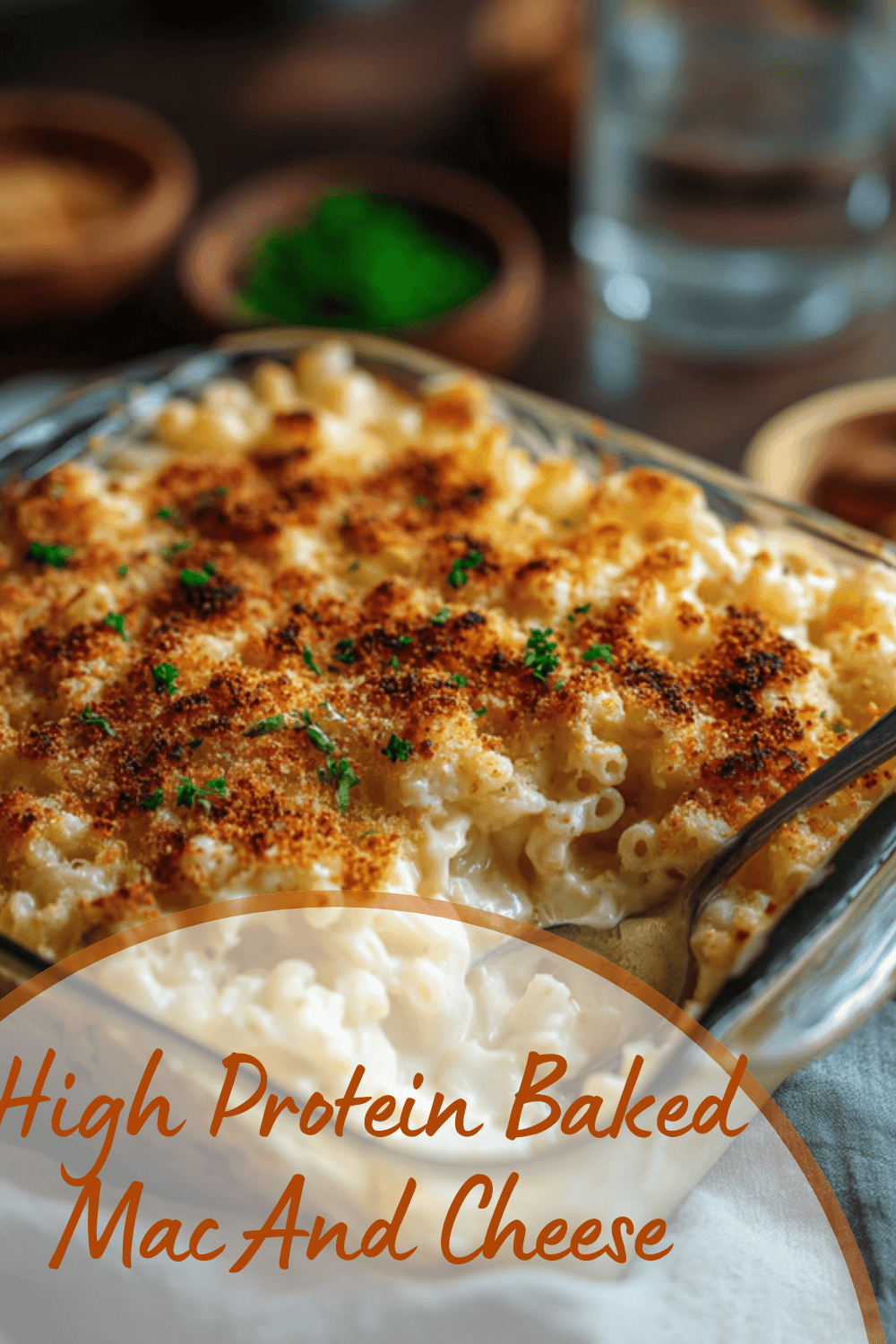 High Protein Baked Mac And Cheese