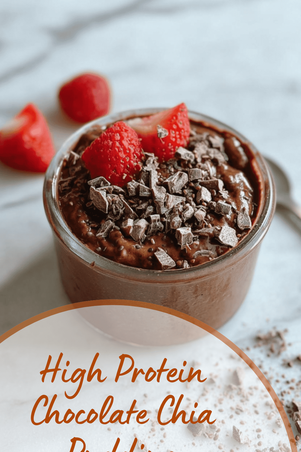 High Protein Chocolate Chia Pudding