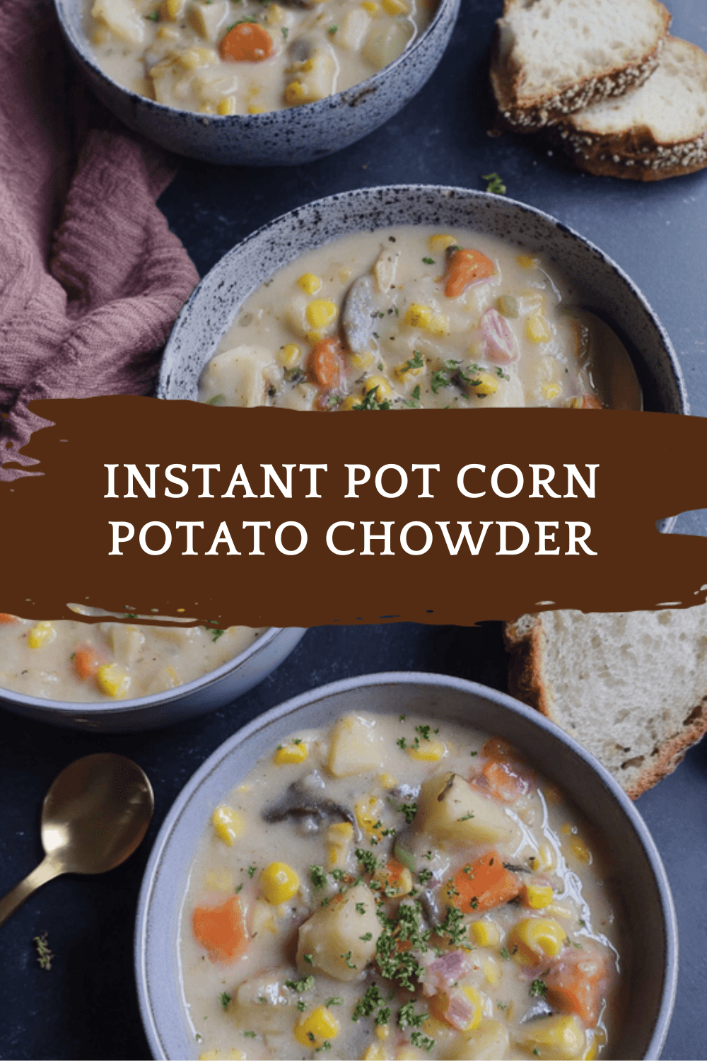 Instant Pot Corn Potato Chowder