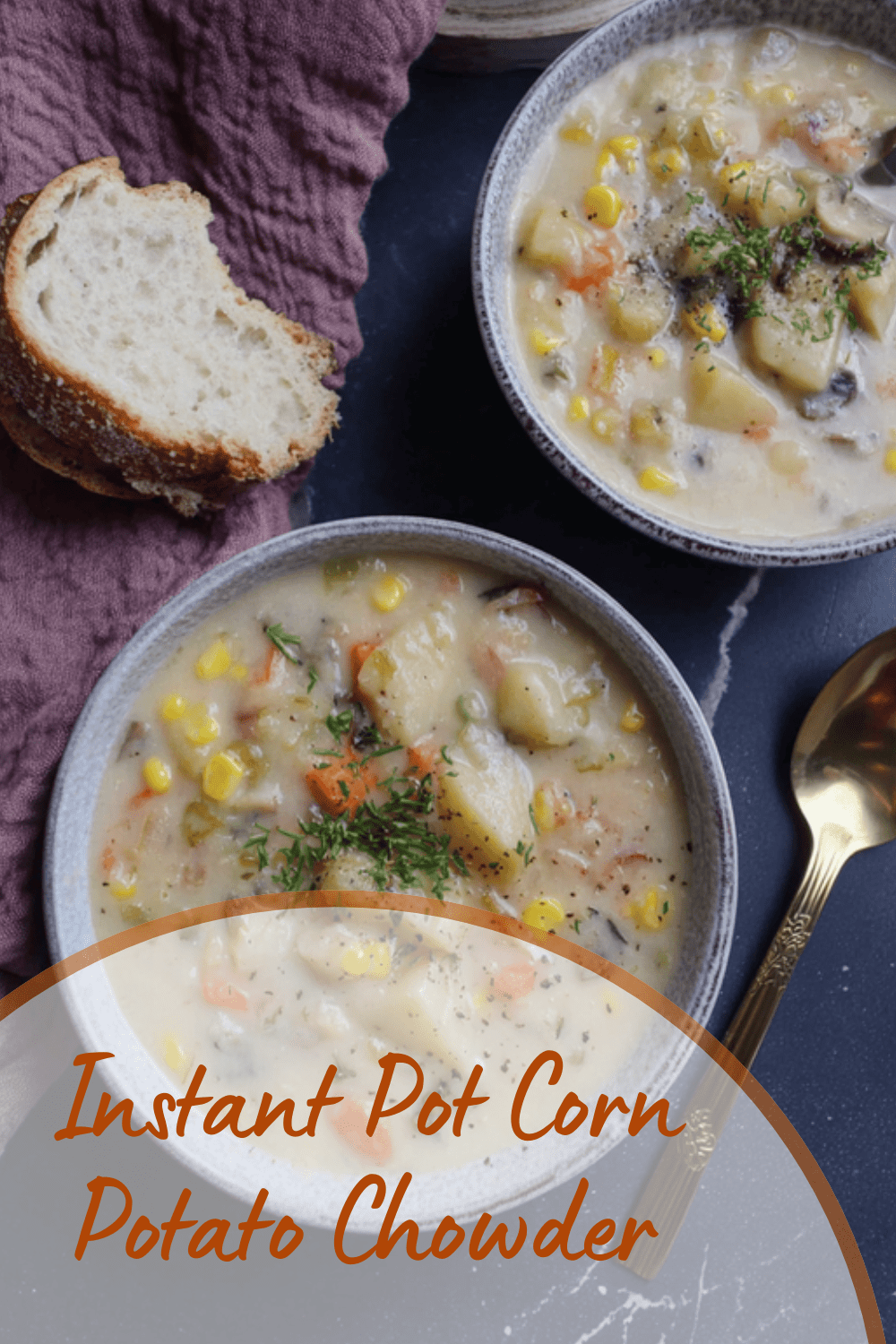 Instant Pot Corn Potato Chowder