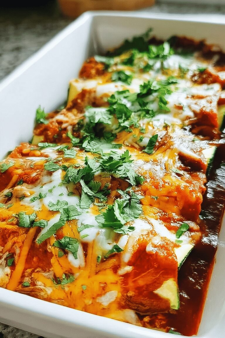 Keto Chicken Zucchini Enchiladas 89.Png