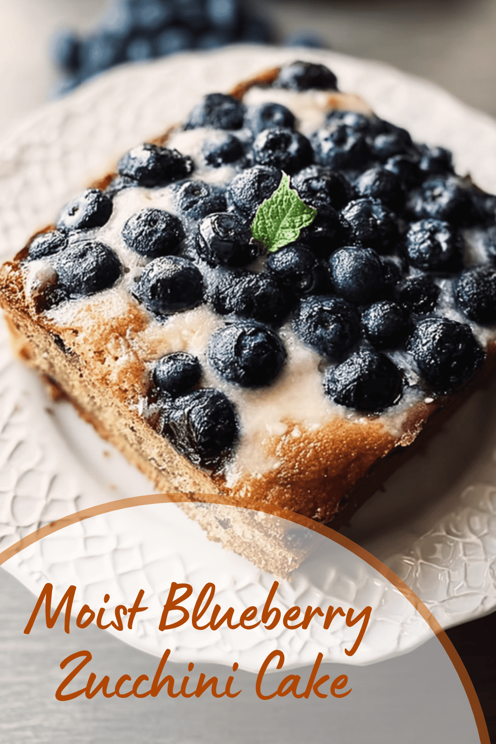 Moist Blueberry Zucchini Cake