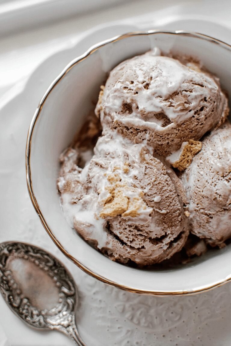 No Churn S'Mores Ice Cream Recipe 80.Png