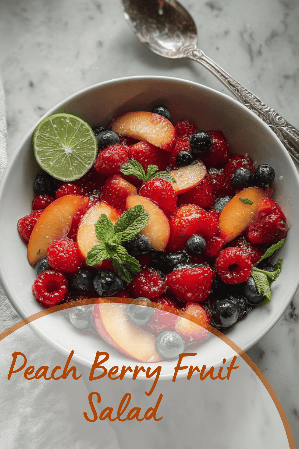 Summer Peach Sweet Fruit Medley 7 Peach Berry Fruit Salad