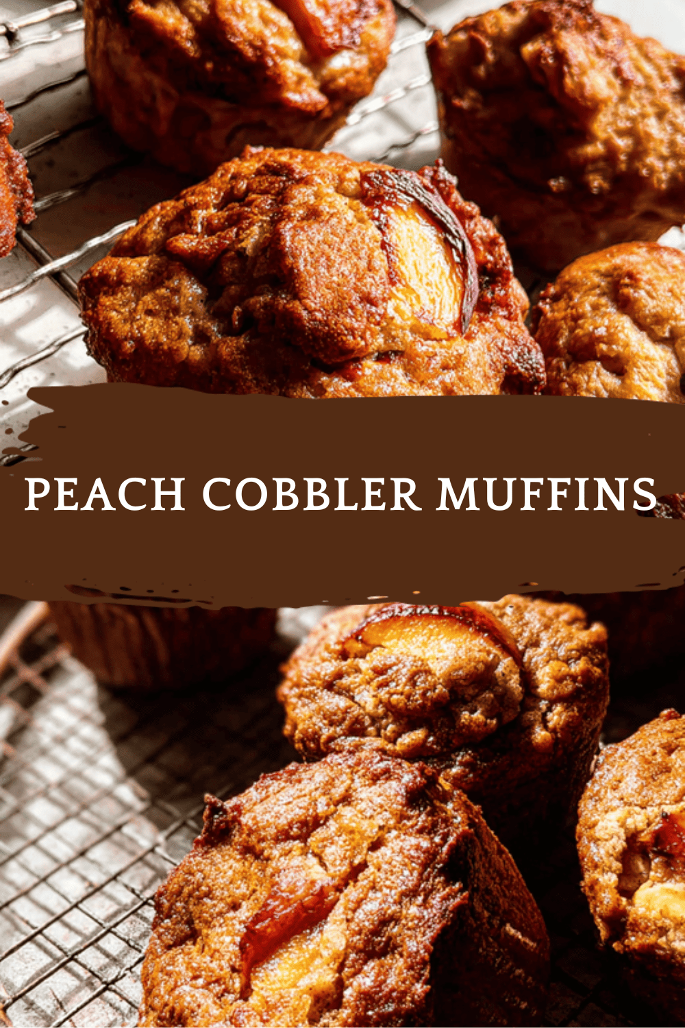 Peach Cobbler Muffins Easy Homemade Recipe 6 Peach Cobbler Muffins