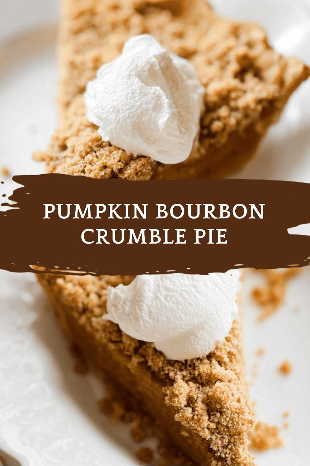 Pumpkin Bourbon Crumble Pie