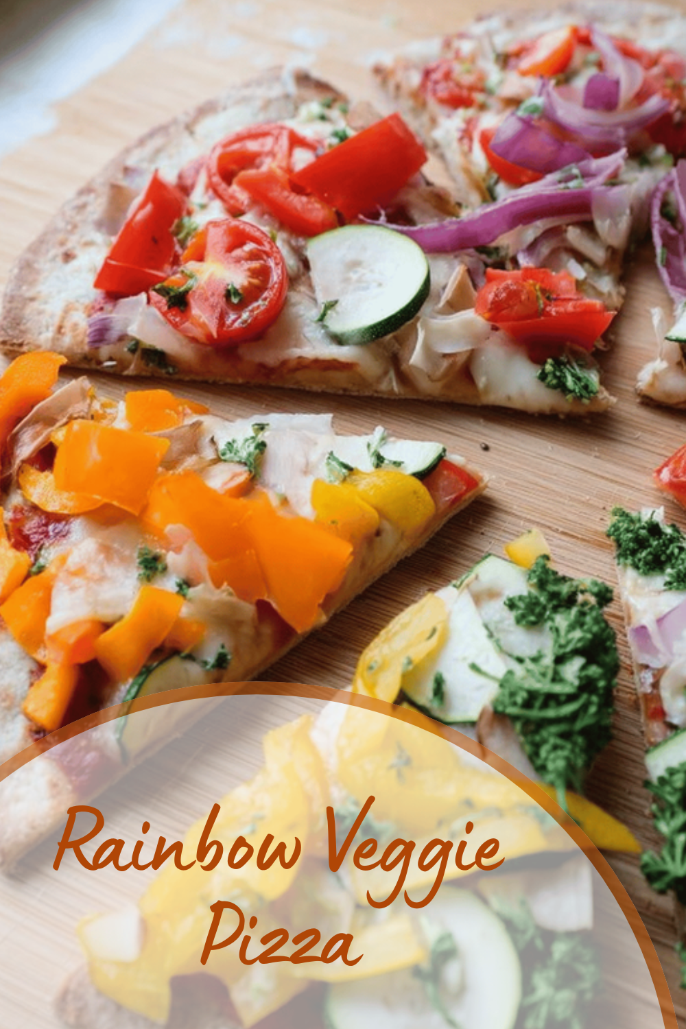 Rainbow Veggie Pizza