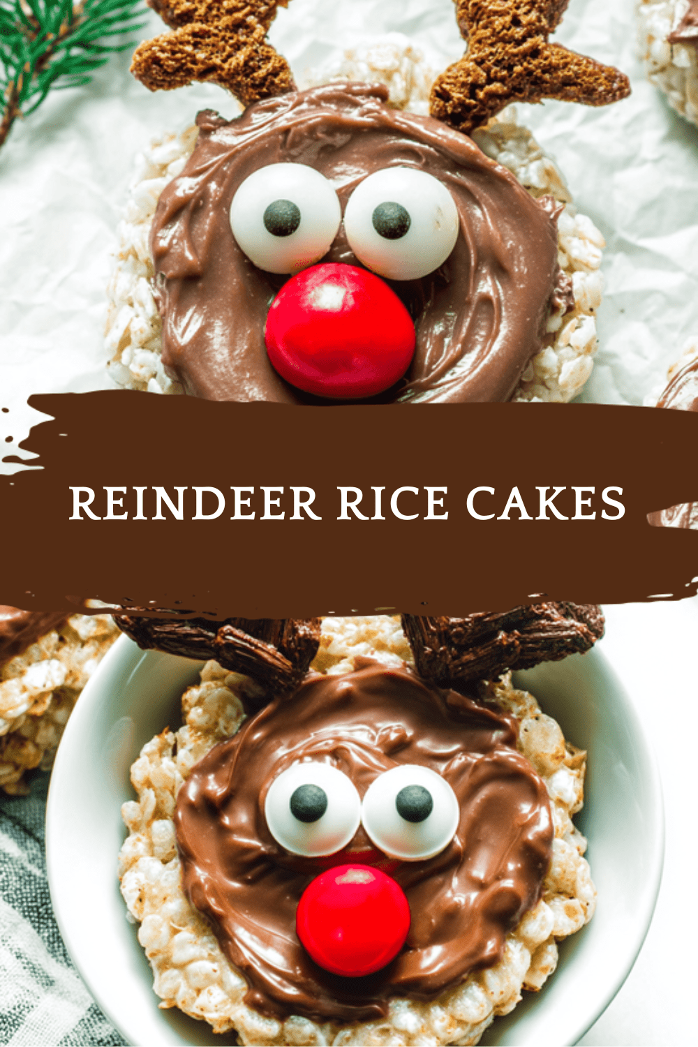Reindeer Rice Cakes