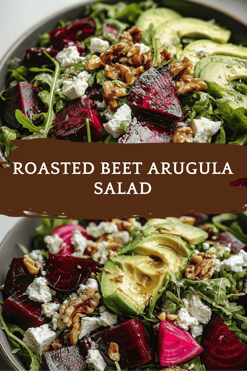 Roasted Beet Arugula Salad