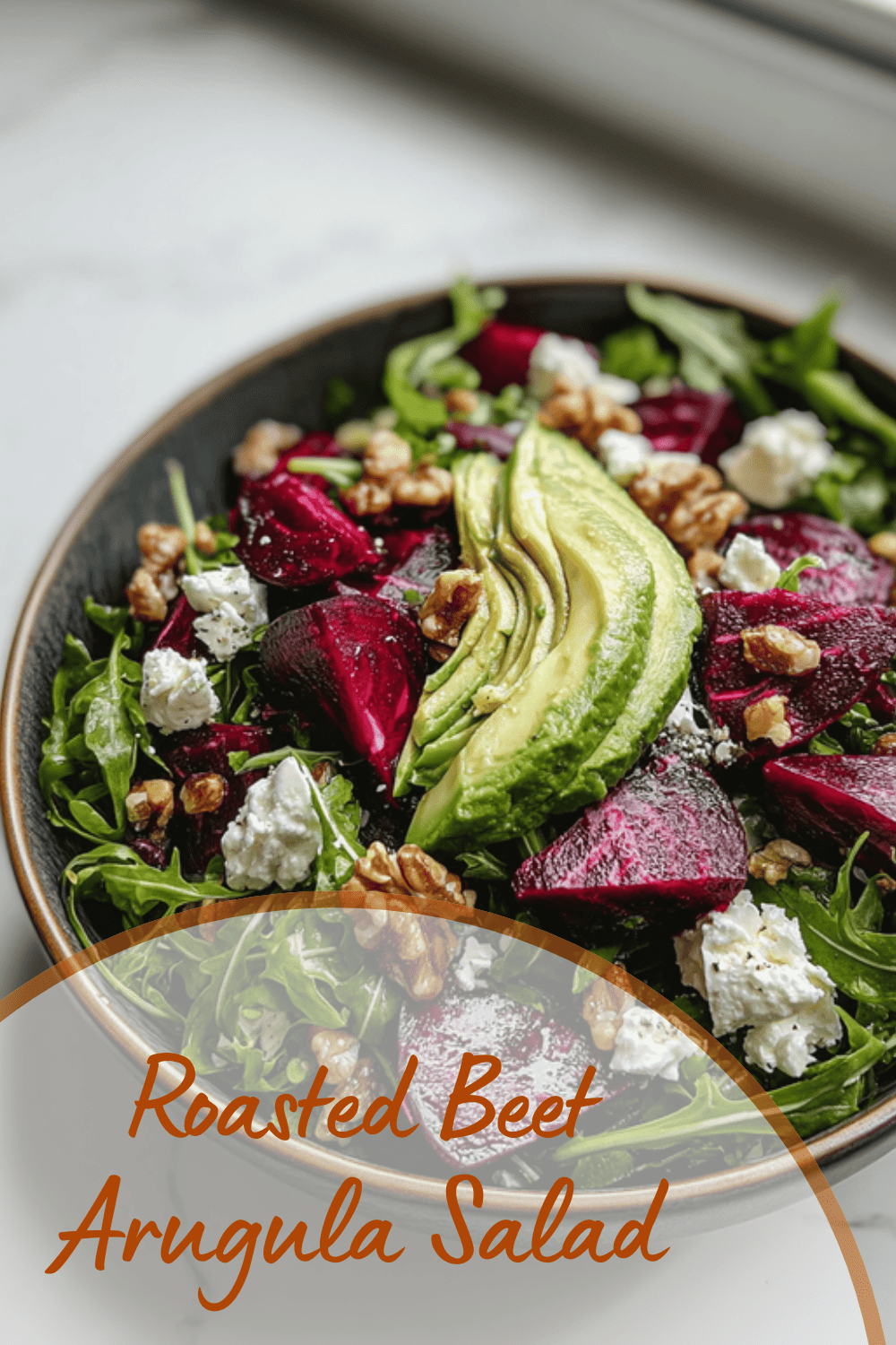 Roasted Beet Arugula Salad