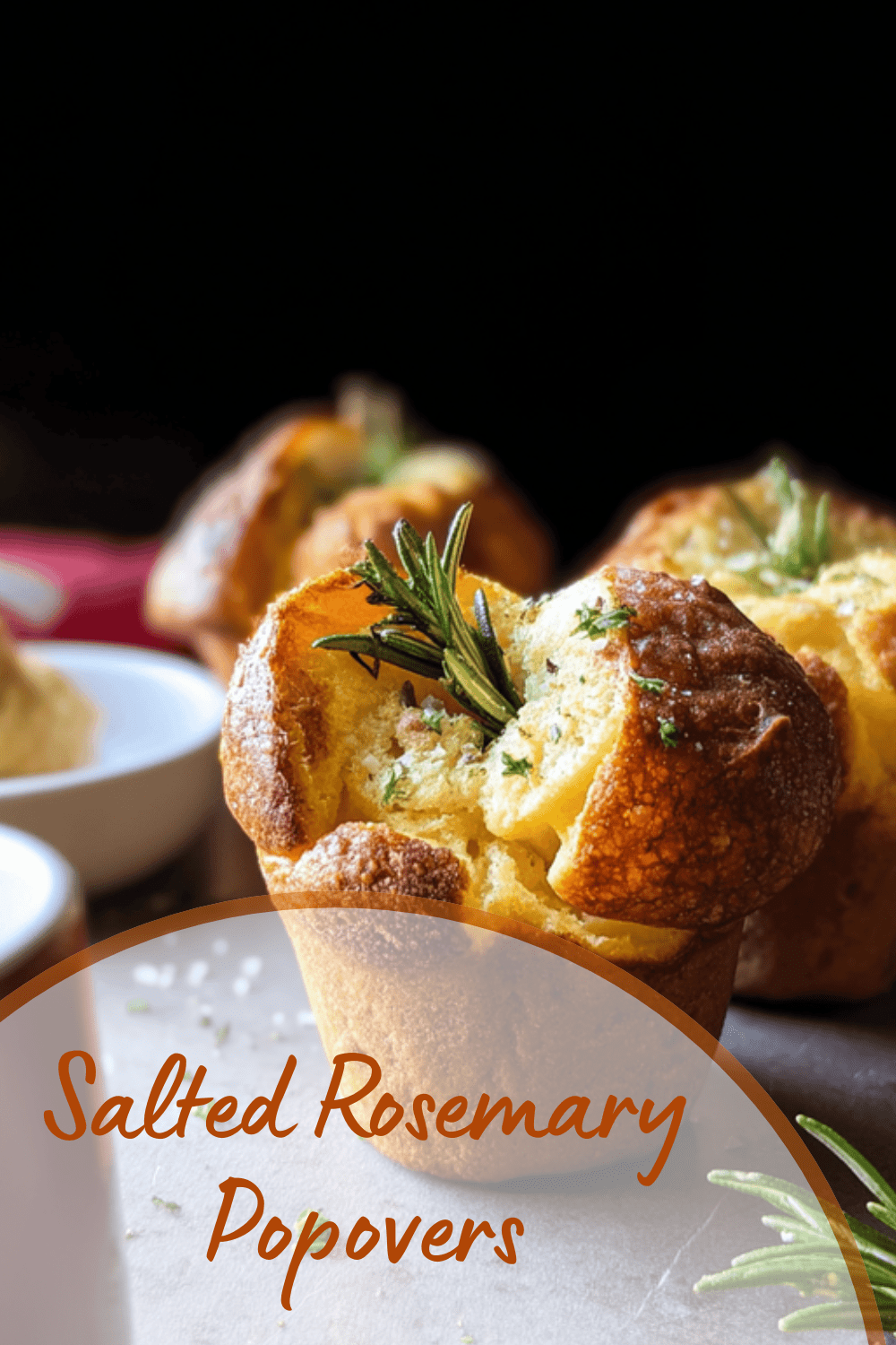 Salted Rosemary Popovers
