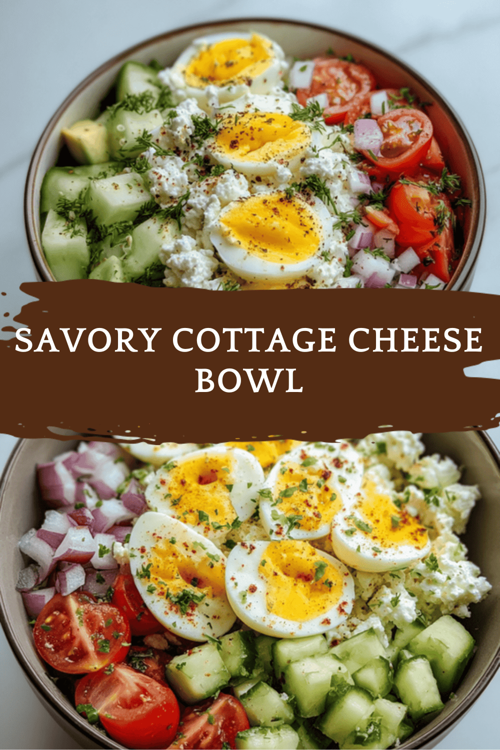 Savory Cottage Cheese Bowl