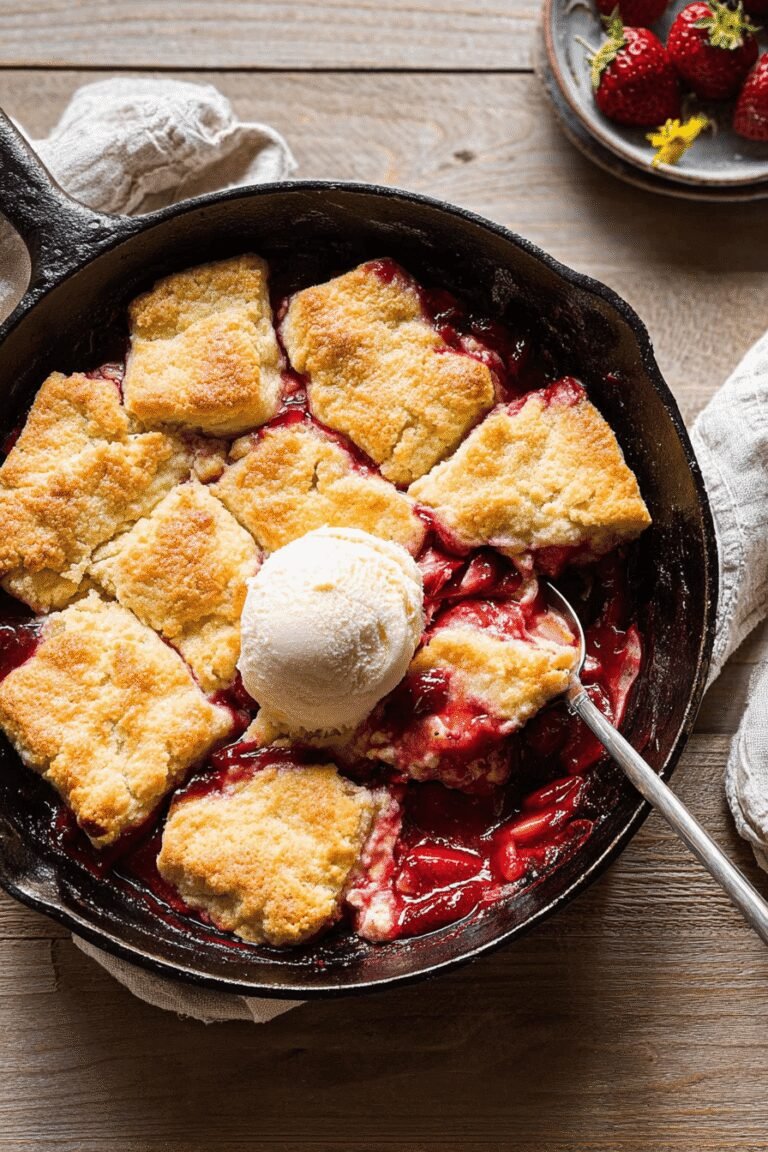 Skillet Strawberry Bourbon Cobbler 7.Png