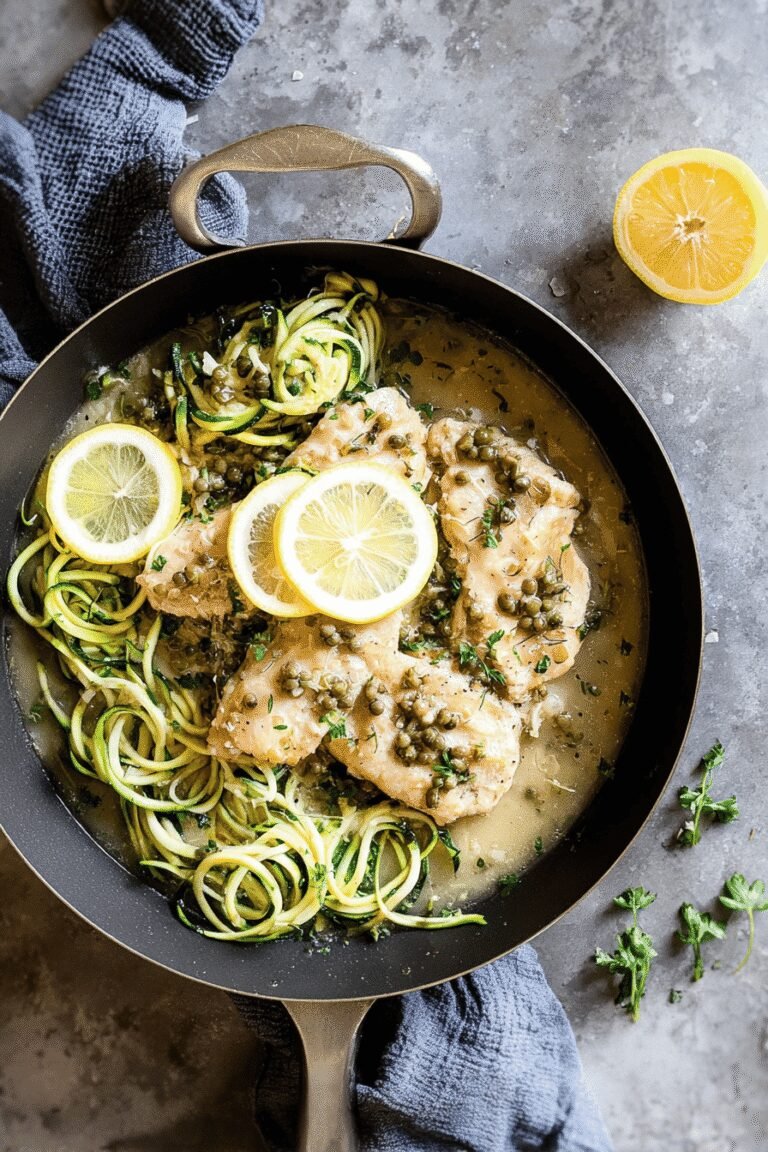Skinny Lemon Chicken Piccata Zoodles 20.Png