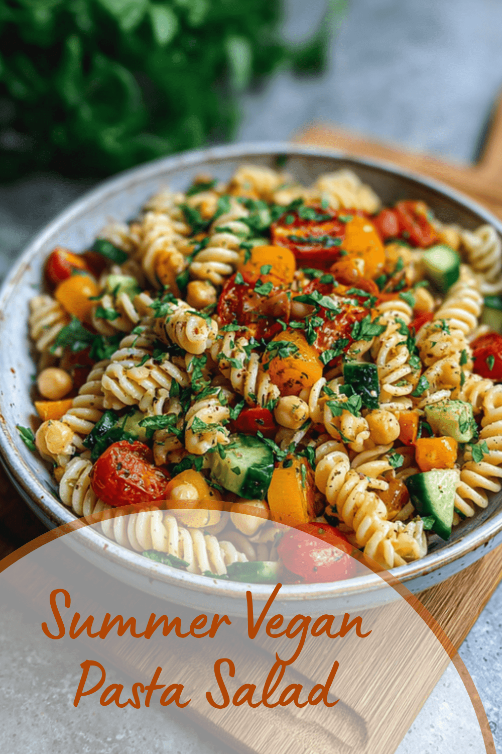 Summer Vegan Pasta Salad