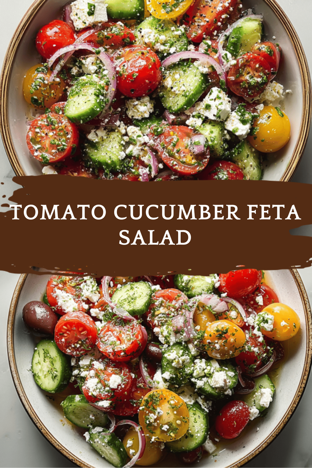 Tomato Cucumber Feta Salad