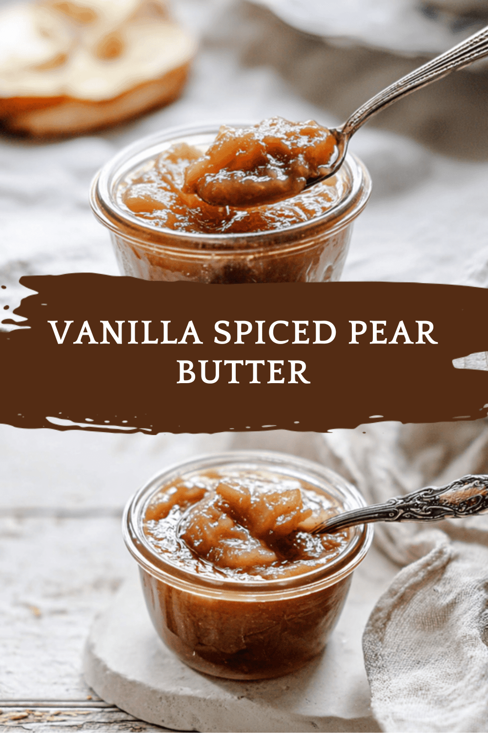 Vanilla Spiced Pear Butter
