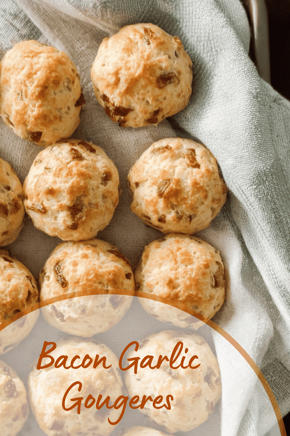 Bacon Garlic Gougères Recipe With Creamy Cheese Puffs 7 Bacon Garlic Gougeres