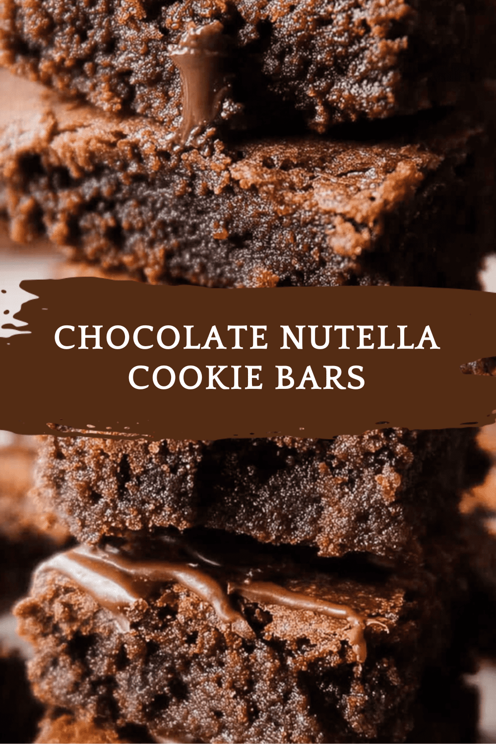 Chocolate Nutella Cookie Bars