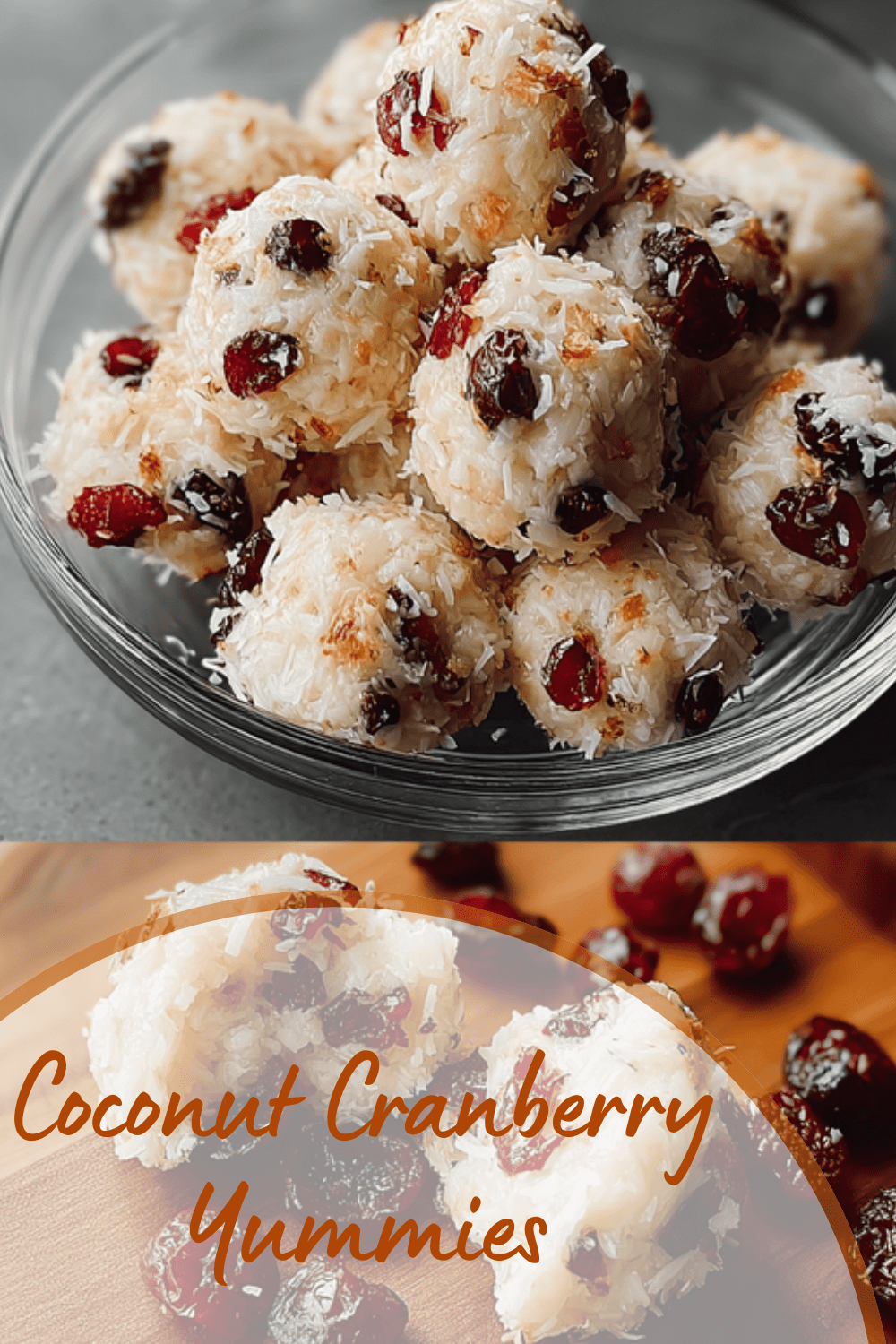 Coconut Cranberry Yummies