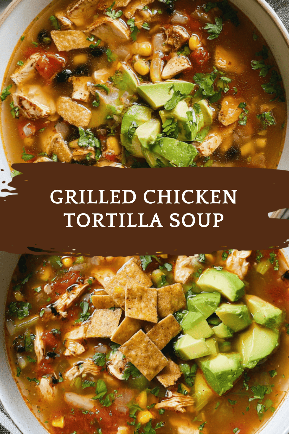 Grilled Chicken Tortilla Soup Recipe With Spicy Southwest Flavors 6 Grilled Chicken Tortilla Soup