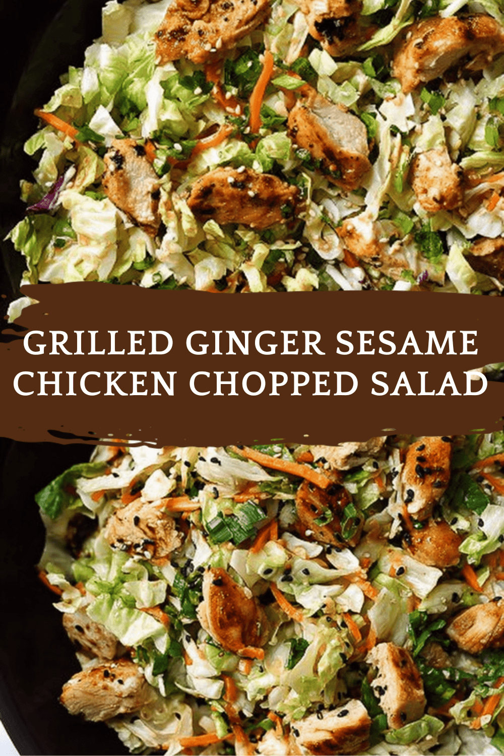 Grilled Ginger Sesame Chicken Chopped Salad