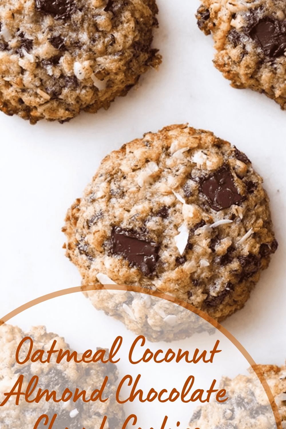 Oatmeal Coconut Almond Chocolate Chunk Cookies